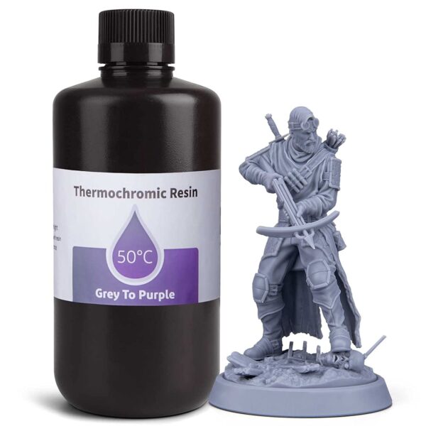 615z450h7hL.JAMG HE Themochromic Resin for 3D Printer Gray To Purple